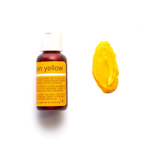 Chefmaster Liqua-gel - Golden Yellow - Click Image to Close